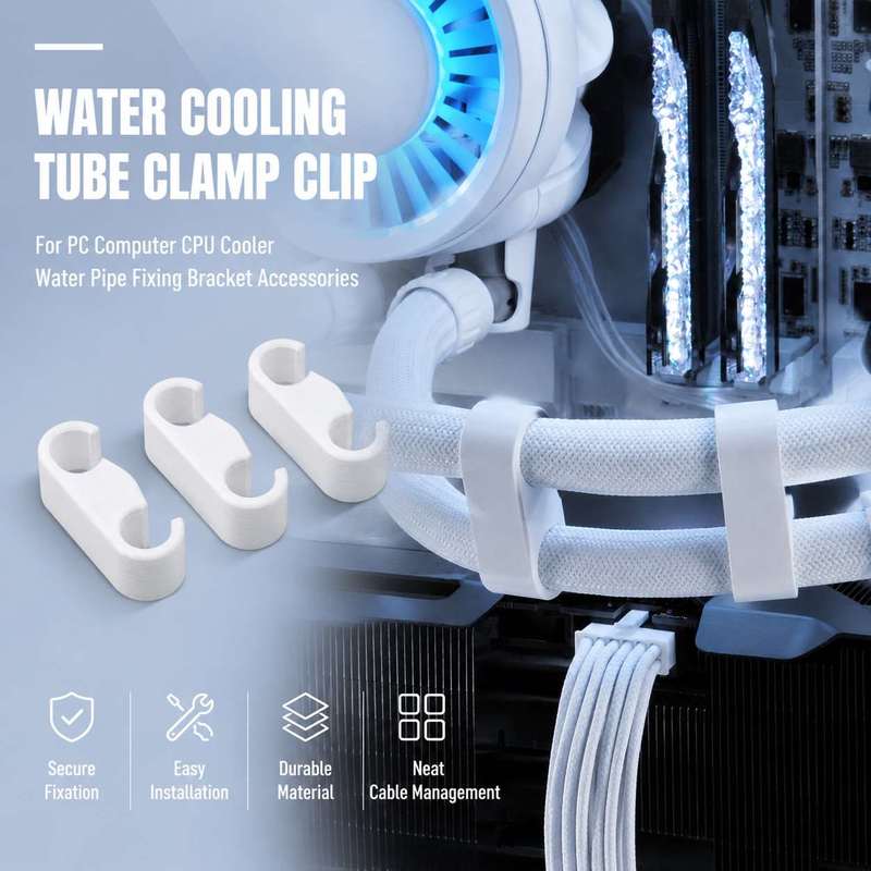 Pc Gaming Liquid Cooling - مشبك تثبيت أنابيب تبريد الكمبيوتر بالماء،