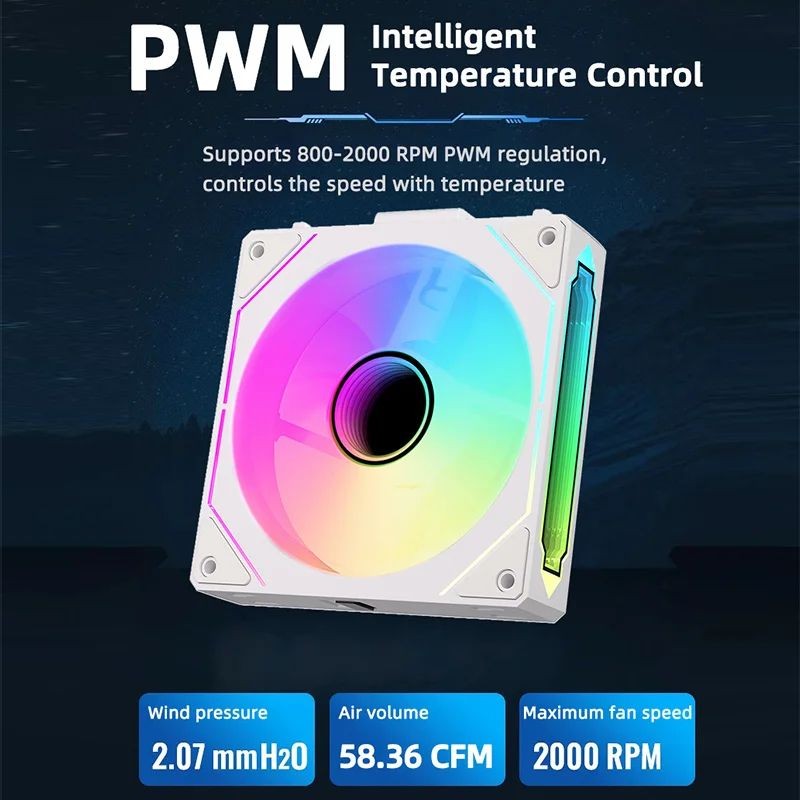 مروحة تبريد لاسلكية قابلة للوص - مراجعة Pc Gaming Liquid Cooling وسعره
