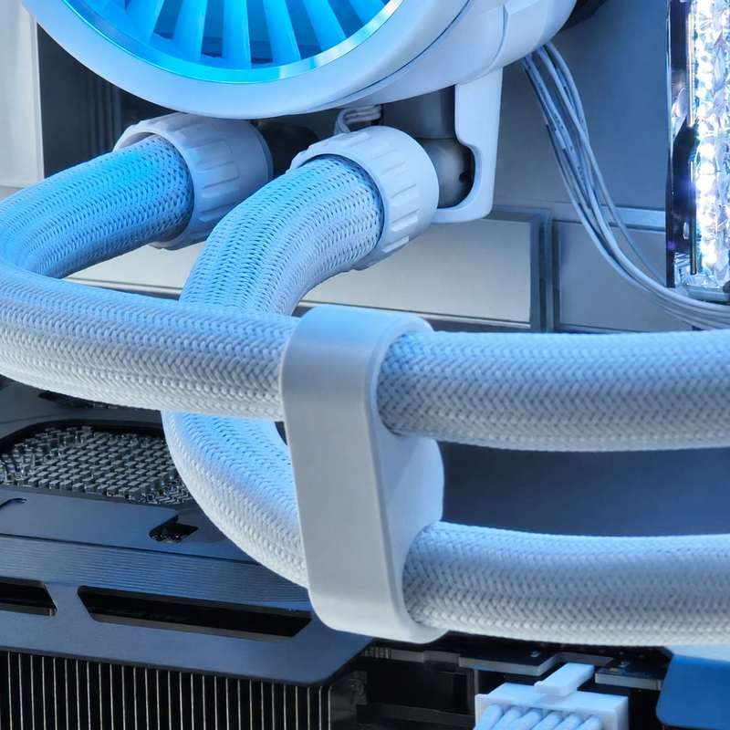مشبك تثبيت أنابيب تبريد الكمبي - مراجعة Pc Gaming Liquid Cooling وسعره