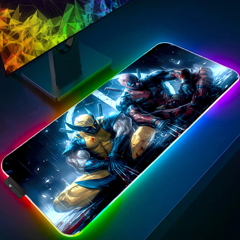 لوحة ماوس LED للألعاب بإضاءة خ - مراجعة Pc Gaming Setup وسعره