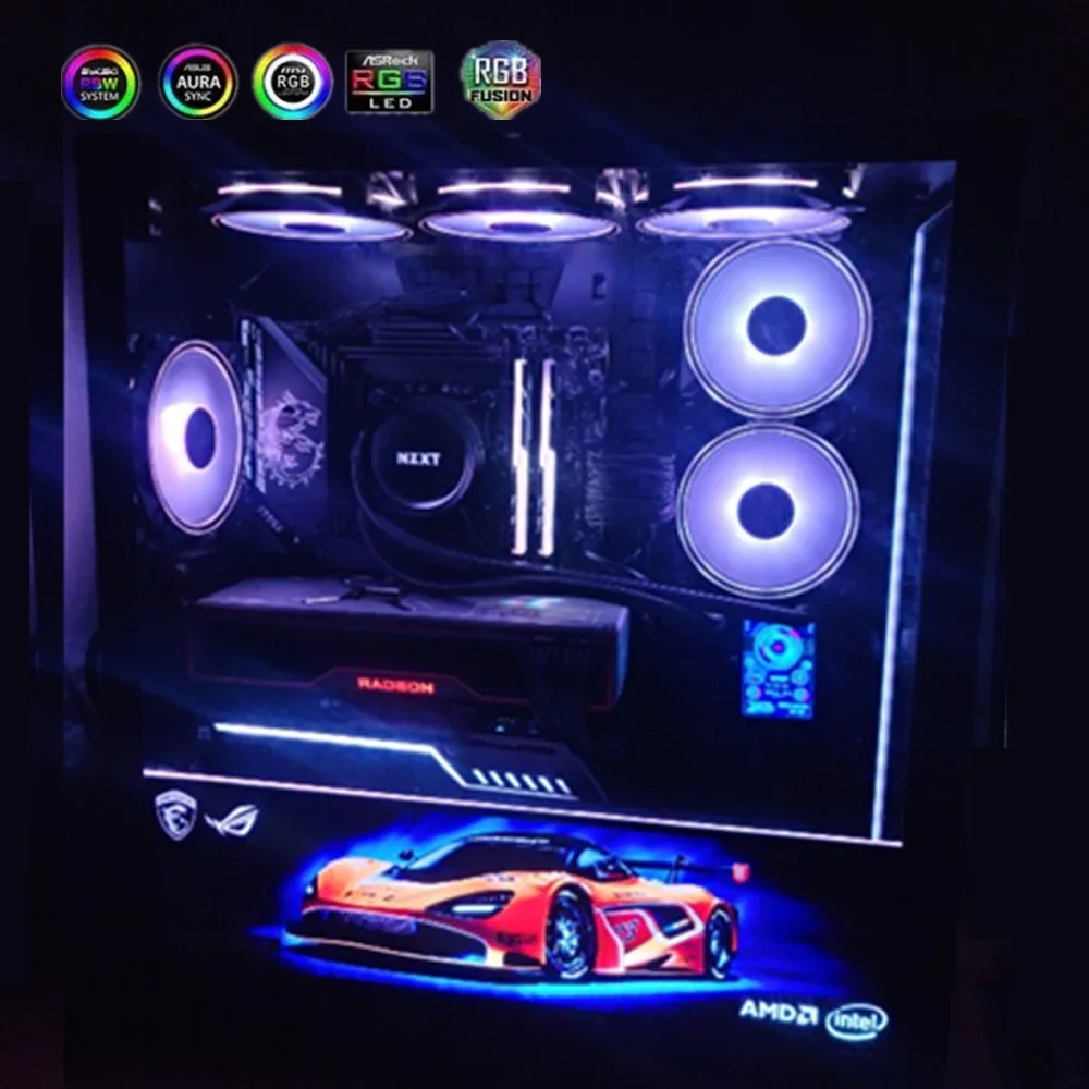 لوحة إضاءة RGB قابلة للتخصيص ل - مراجعة Pc Gaming Liquid Cooling وسعره