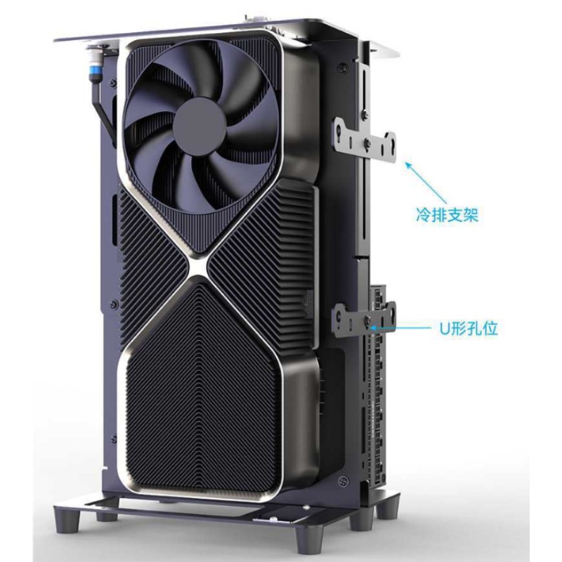 هيكل كمبيوتر مفتوح الإطار ITX، - مراجعة Pc Gaming Test وسعره