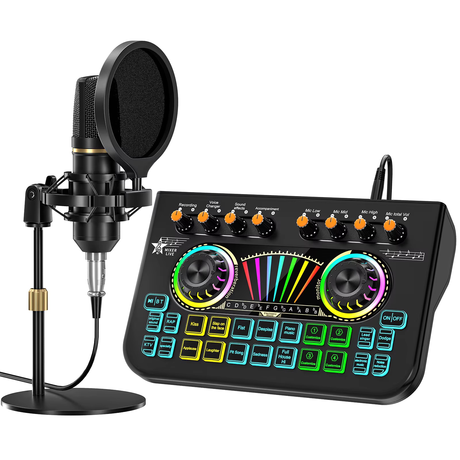 طقم ميكروفون بودكاست Tenlamp X - مراجعة Pc Gaming Setup وسعره